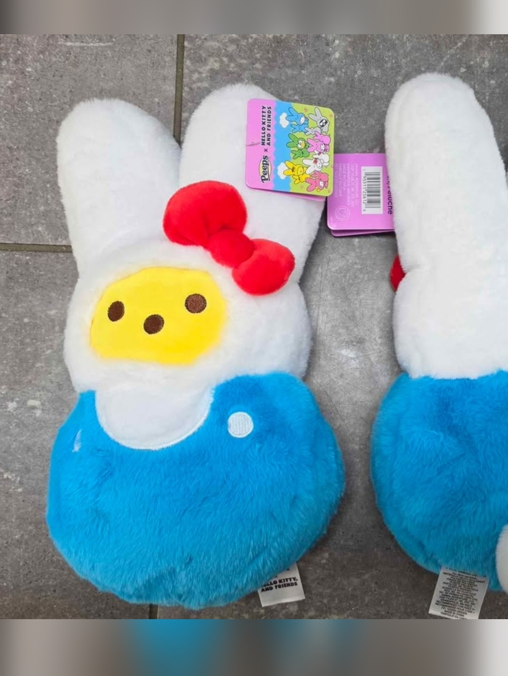 Hello Kitty X Peeps plush bunnies
